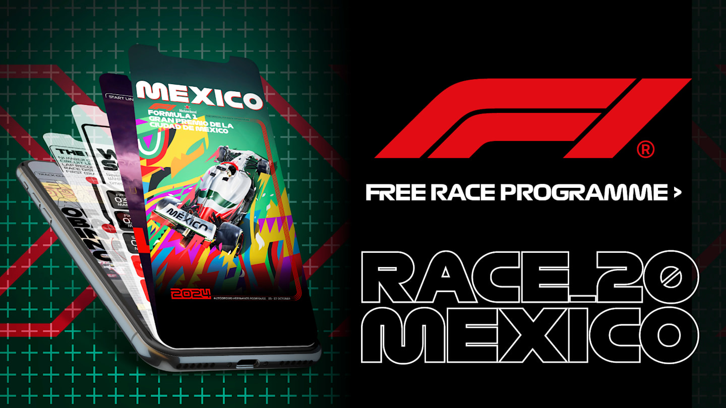 FORMULA 1 MEXICO CITY GRAND PRIX 2024 free digital race programme